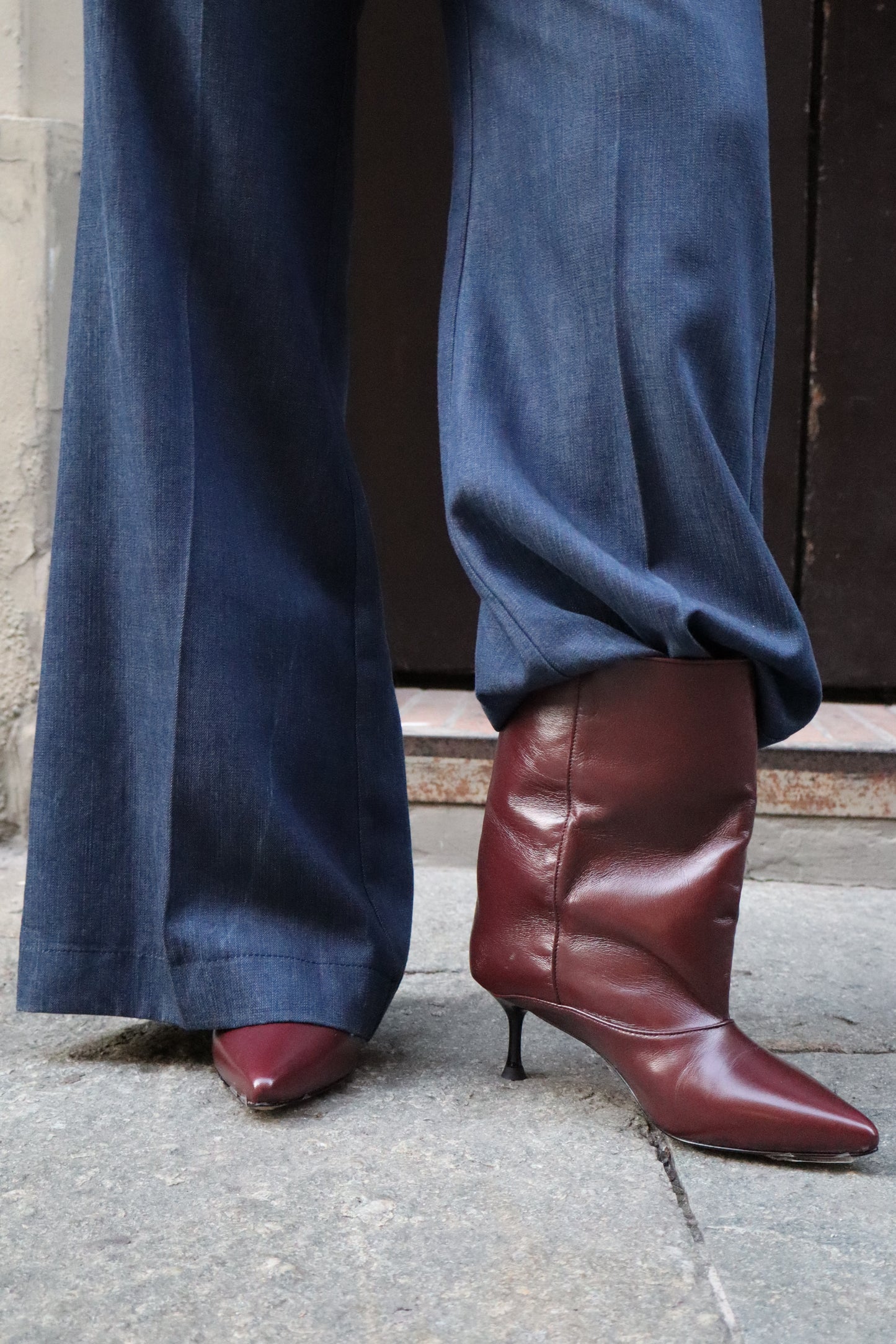 STIVALETTO 3/4 PELLE