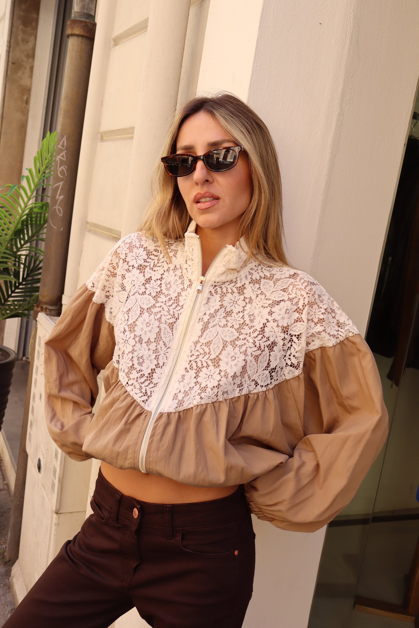 BOMBER CON PIZZO