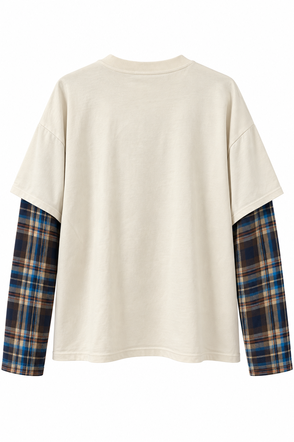 T-SHIRT MANICA CHECK