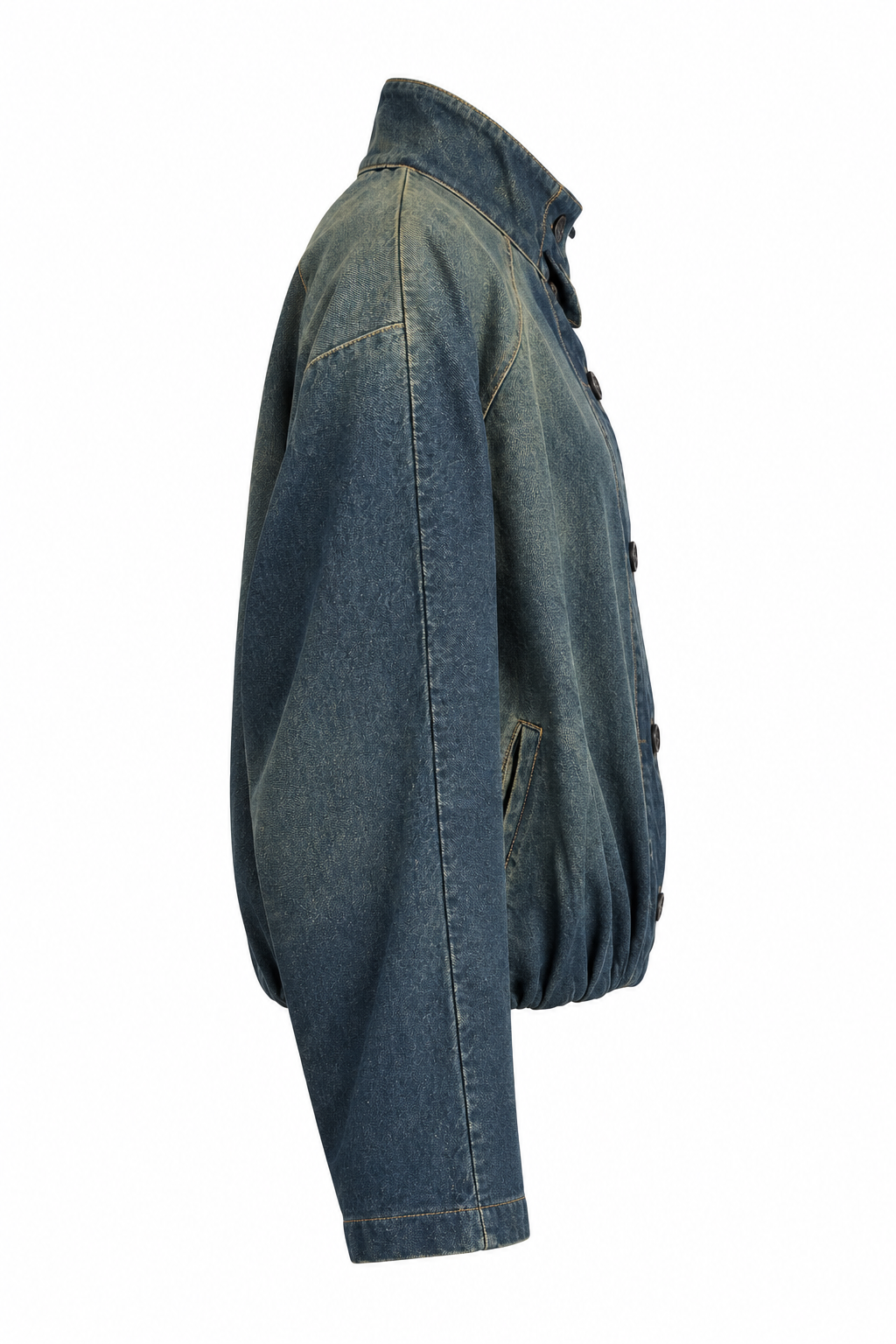 BOMBER DENIM CON BOTTONI