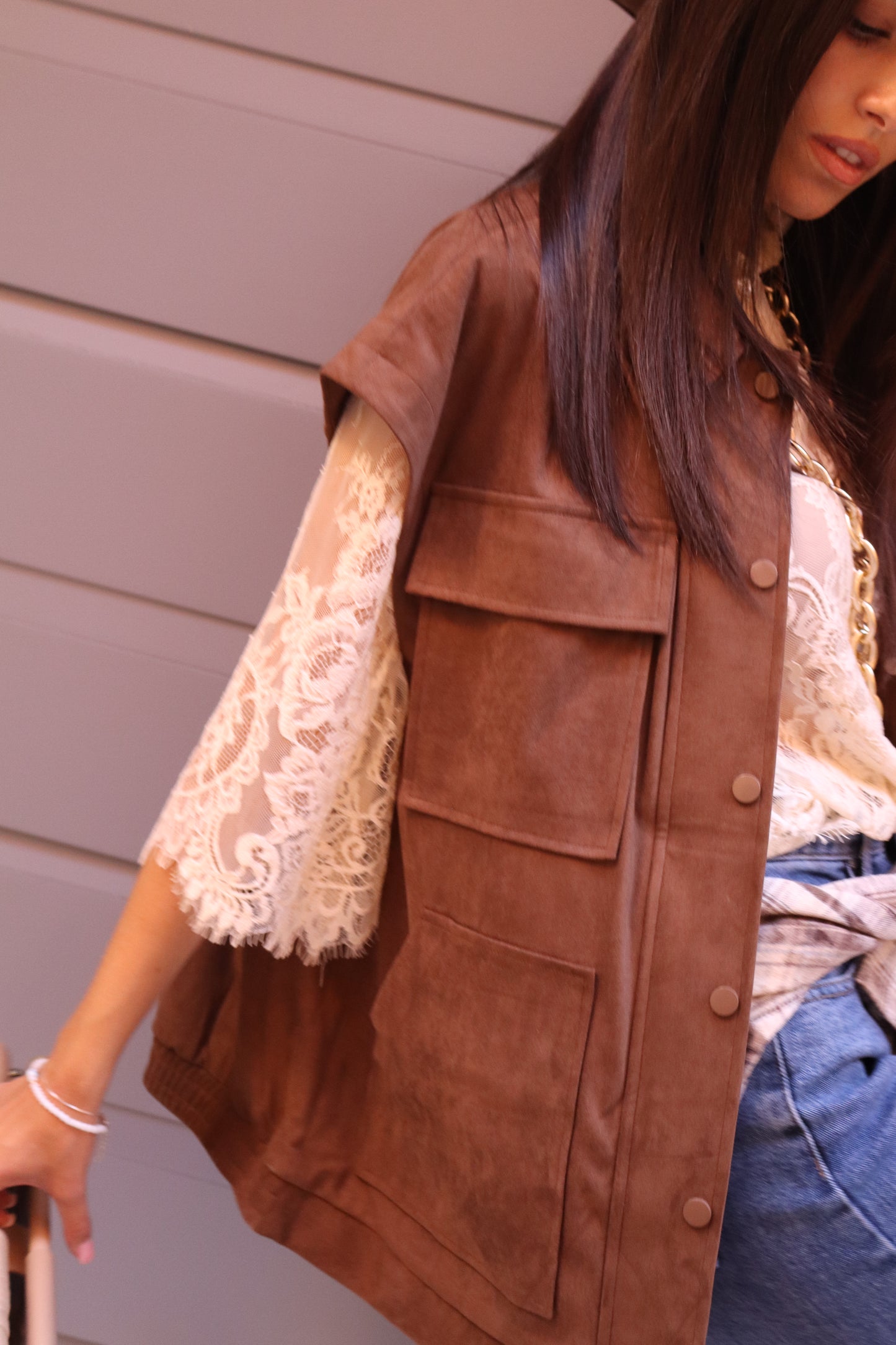 GILET MORO TASCONATO