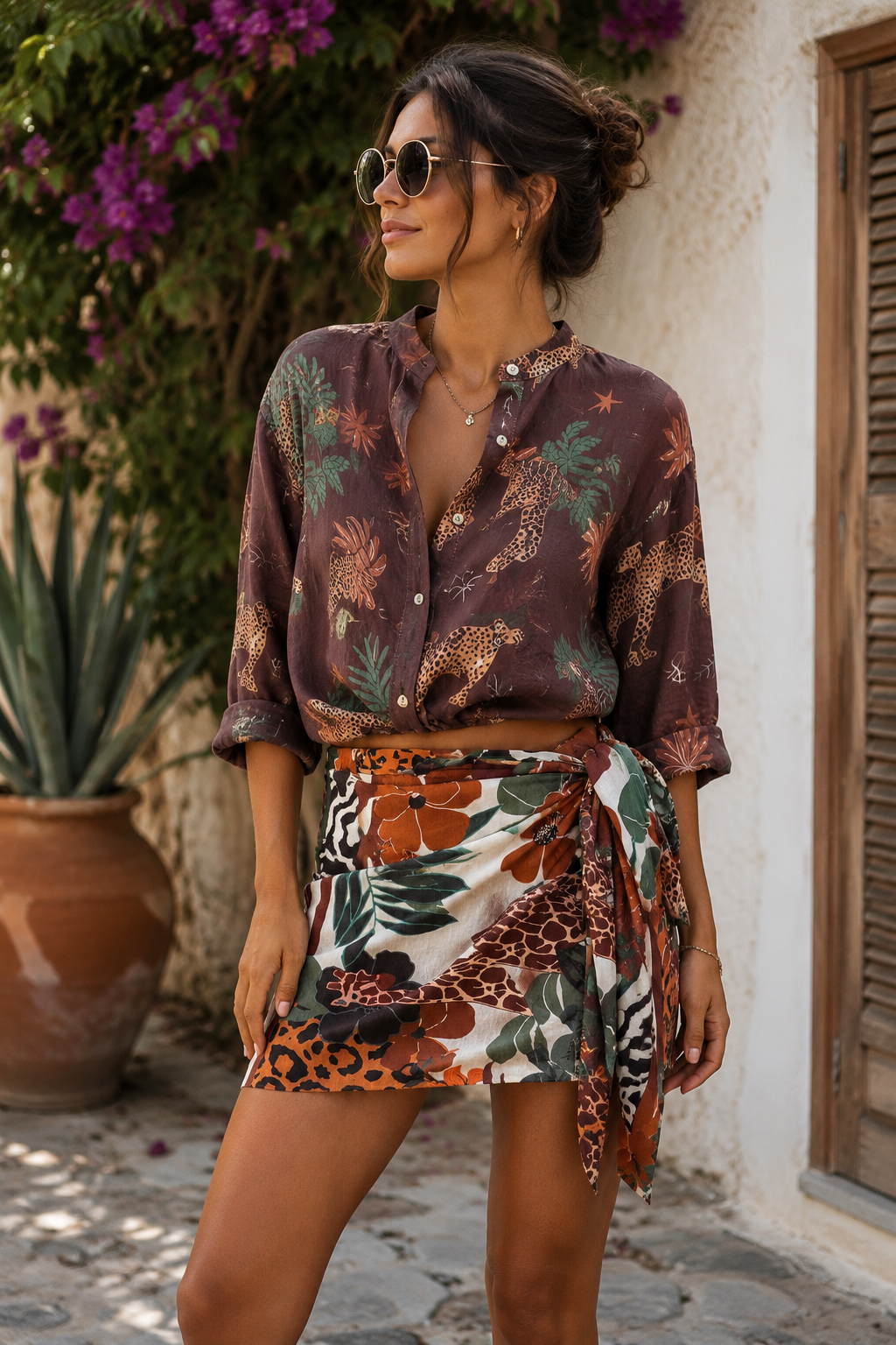 CAMICIA COLLO ALLA COREANA