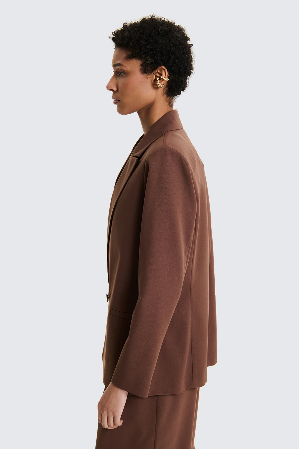 BLAZER SPIGATO DOPPIOPETTO MORO