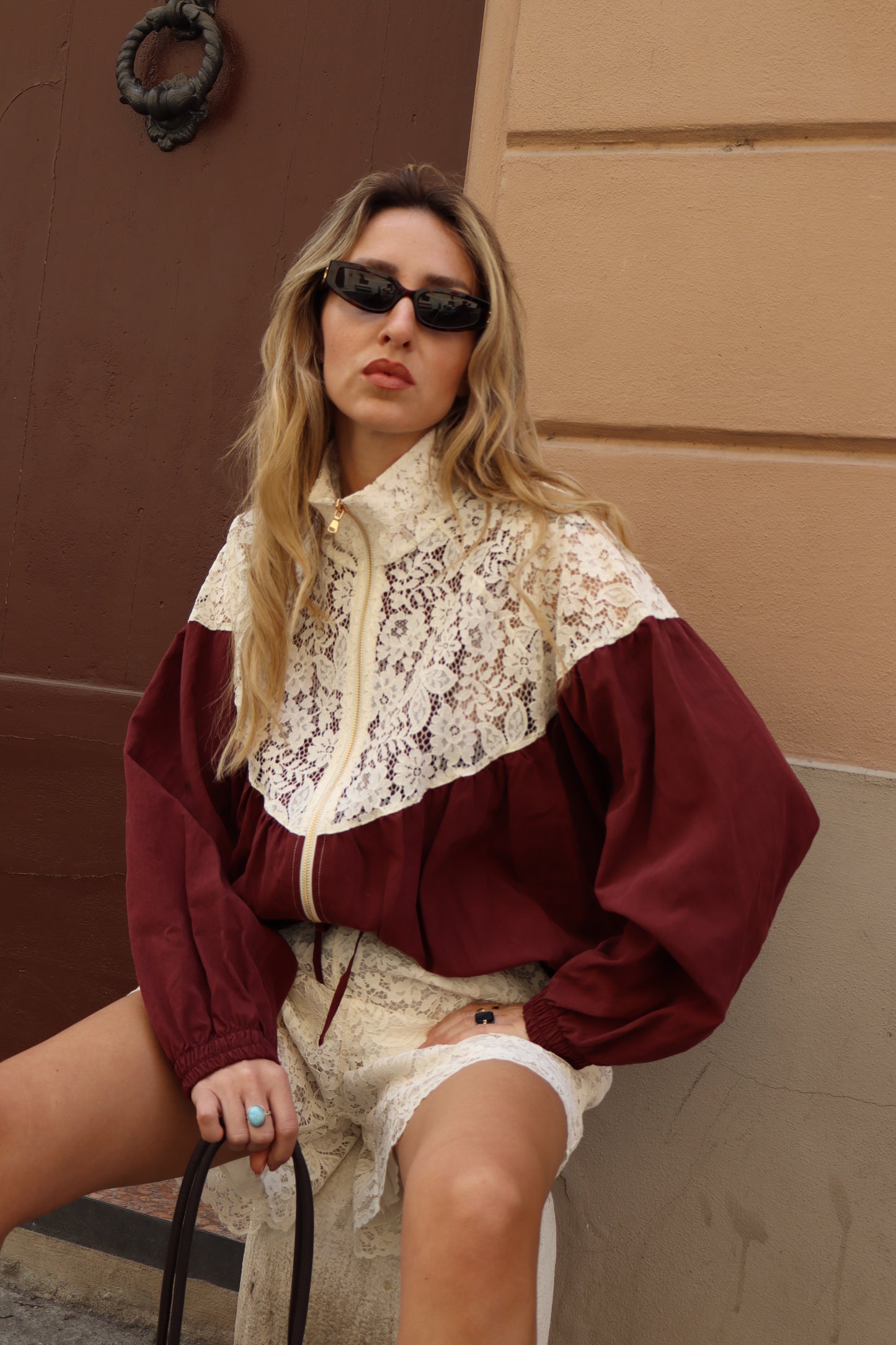 BOMBER CON PIZZO
