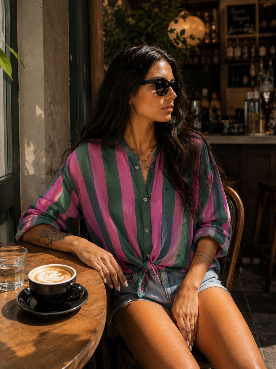 CAMICIA COLLO ALLA COREANA