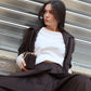 PANTALONE DOPPIO BOTTONE AMPIO MORO