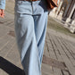JEANS TAGLIO VIVO GLITTER