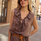 CAMICIA ROUGE SMANICATA