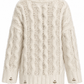MAGLIONE A TRECCIA CON STRAPPI