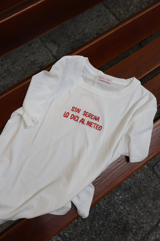 T-SHIRT SCRITTA