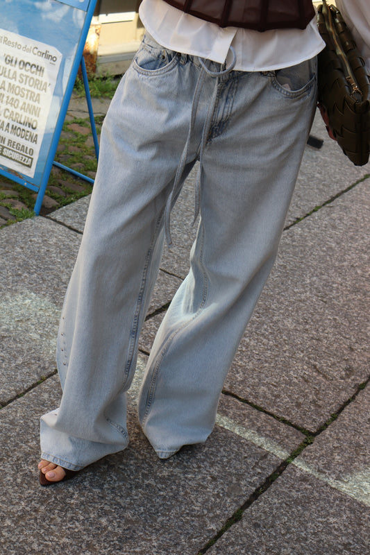 DENIM FULL LENGHT CON BORCHIE BERLINO