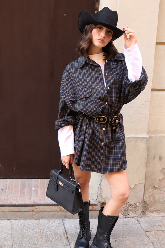 CAMICIA CHECK OVERSIZE