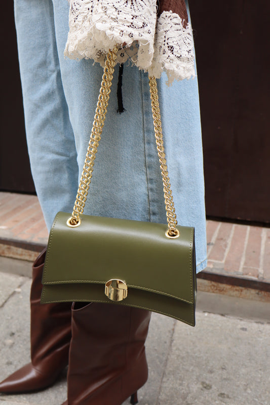 BORSA IN PELLE MILITARE