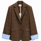 BLAZER CHECK CON CAMICIA MANICA