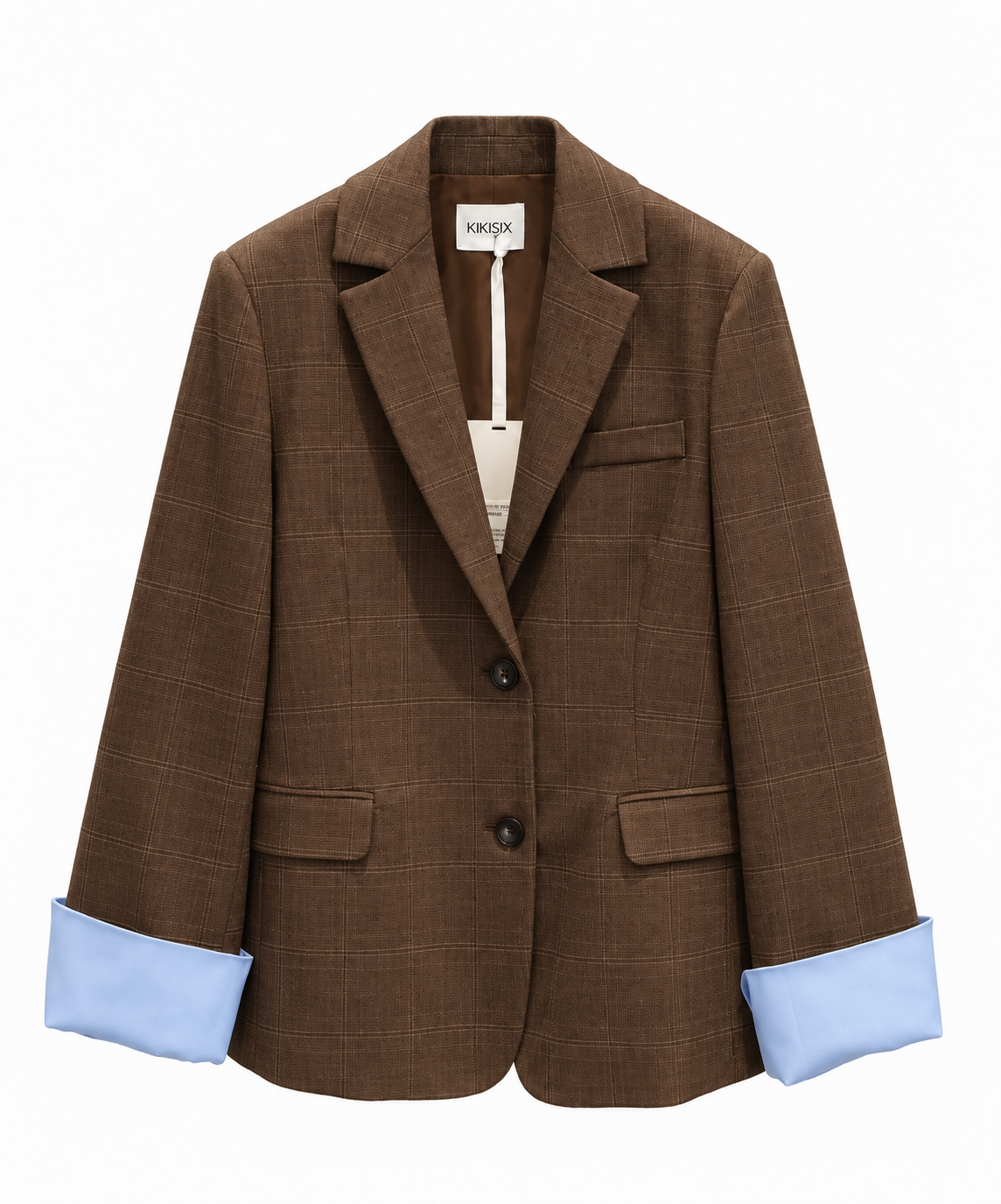 BLAZER CHECK CON CAMICIA MANICA