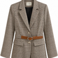 BLAZER GALLES CON CINTURA