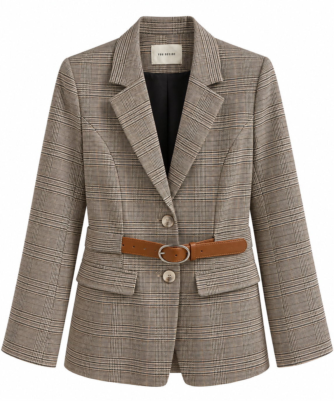 BLAZER GALLES CON CINTURA