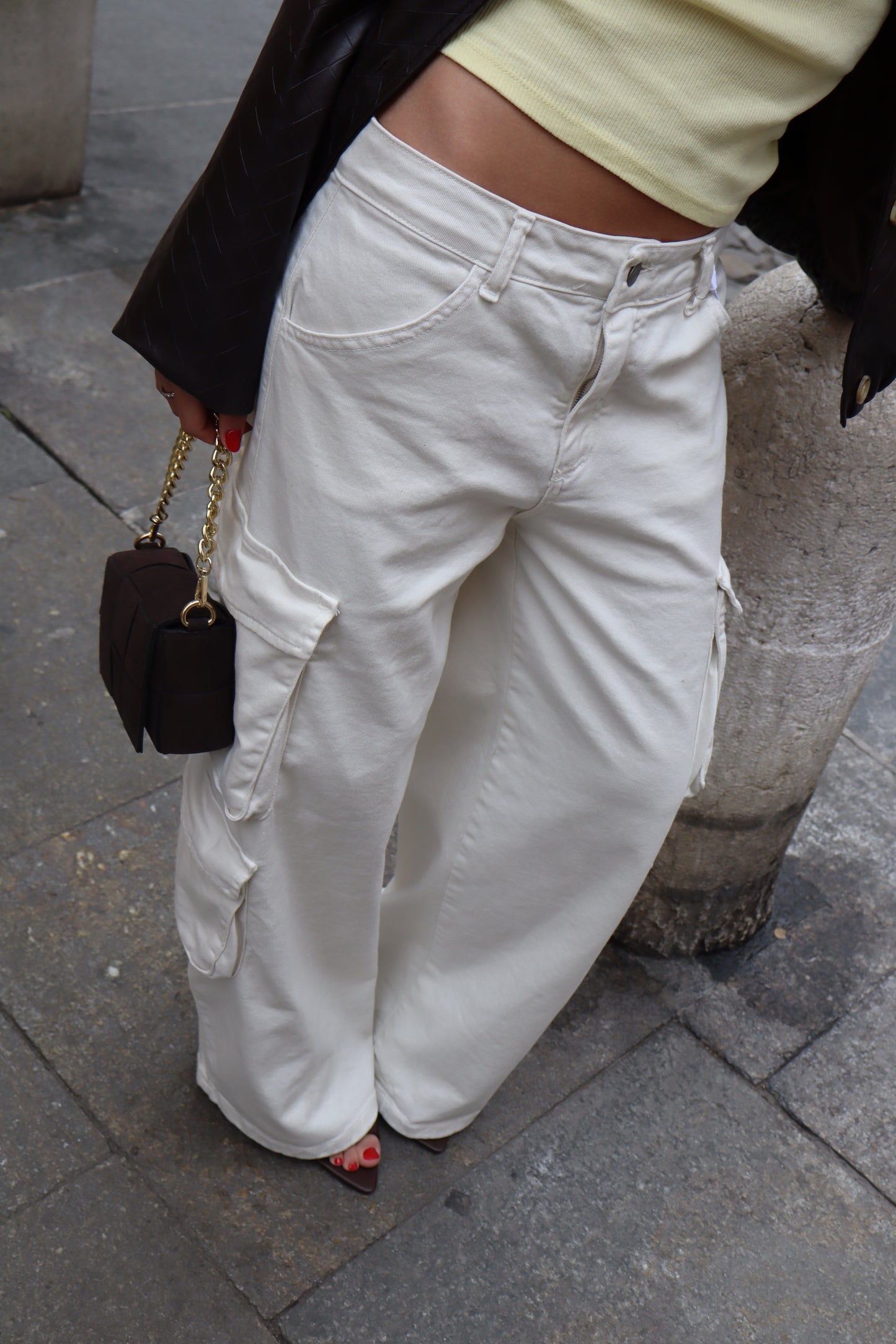 DENIM CARGO BURRO