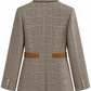 BLAZER GALLES CON CINTURA