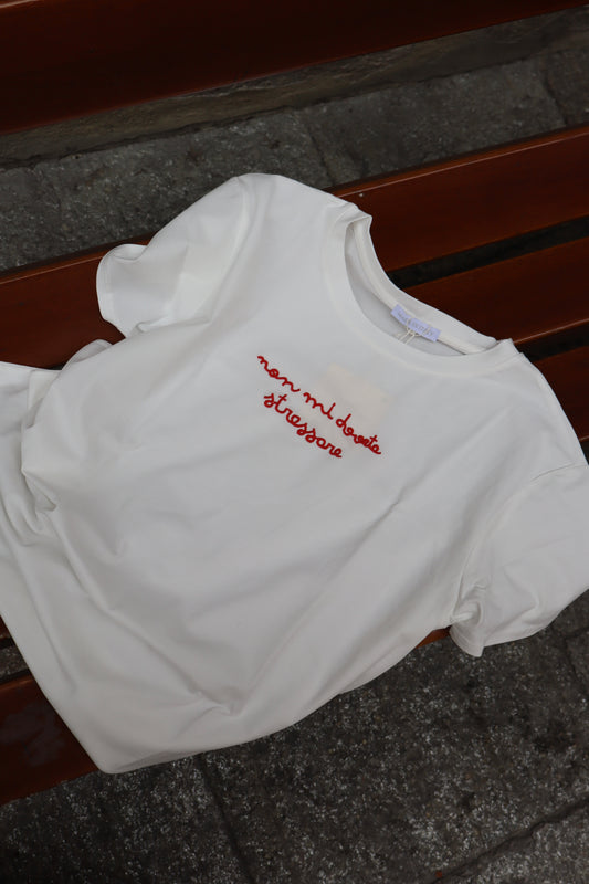 T-SHIRT SCRITTA