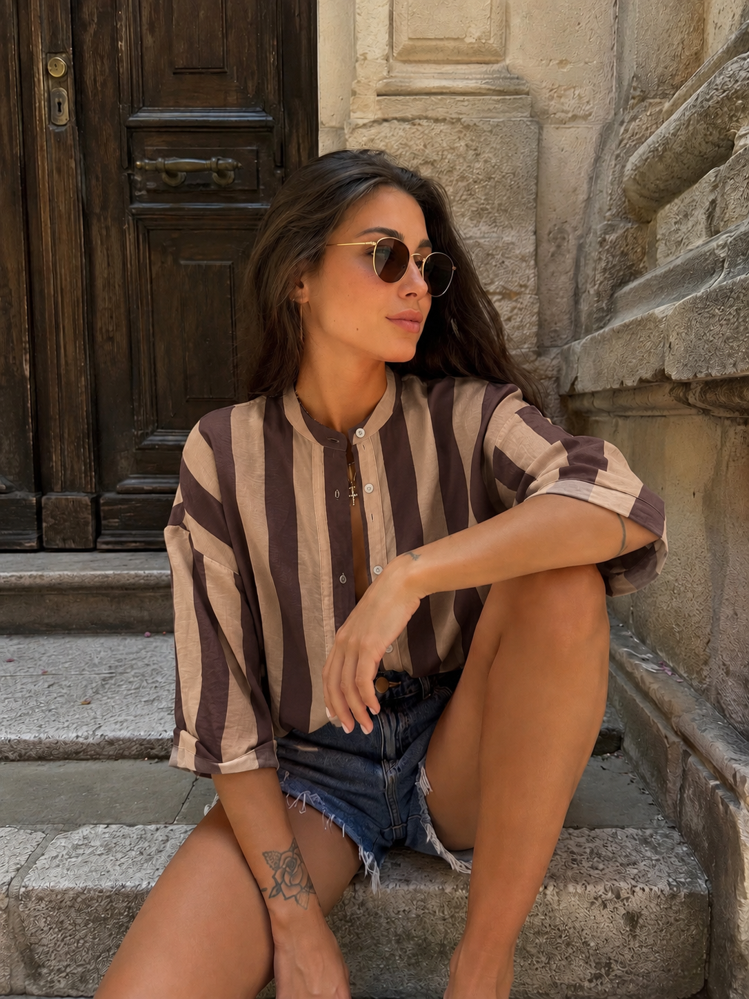 CAMICIA A RIGHE