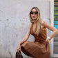 ABITO IN COTONE CAMEL