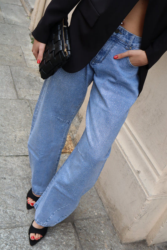 DENIM STRASS