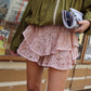 PANTA GONNA IN PIZZO CON BALZE