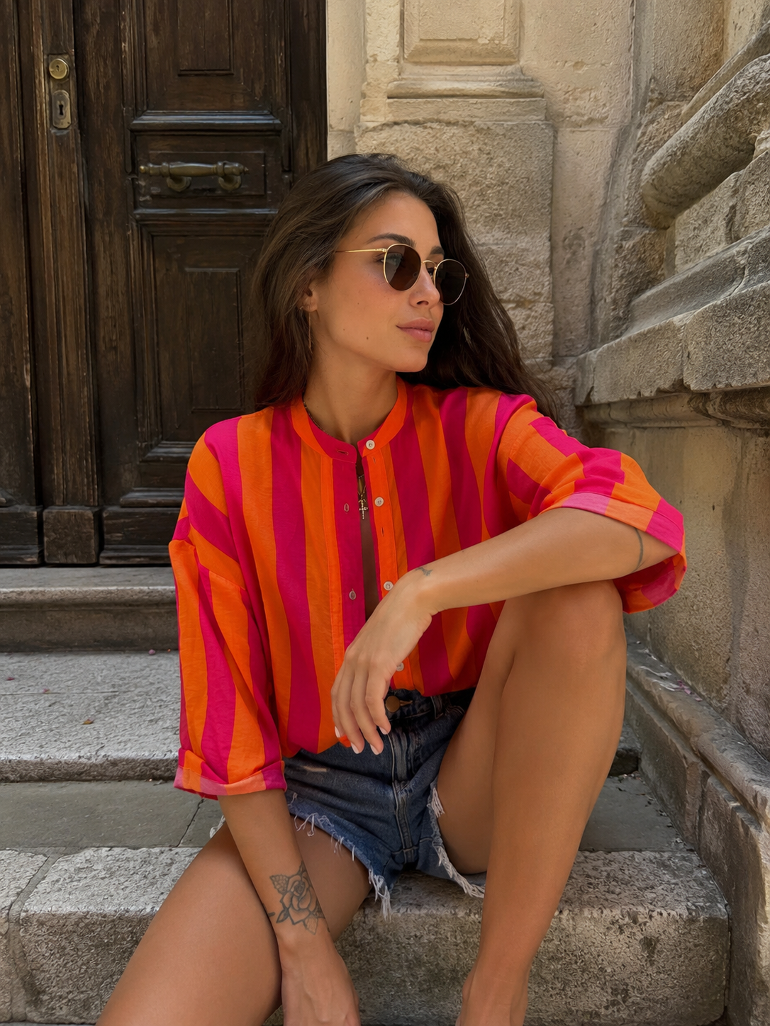 CAMICIA A RIGHE