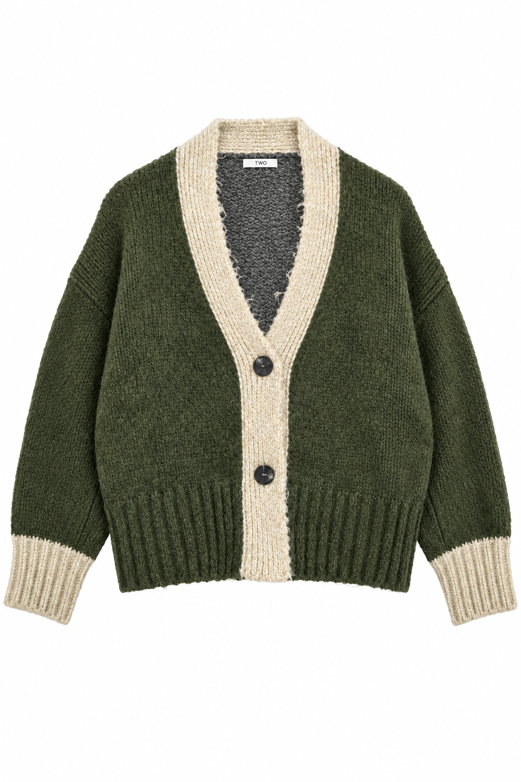 CARDIGAN BICOLOR