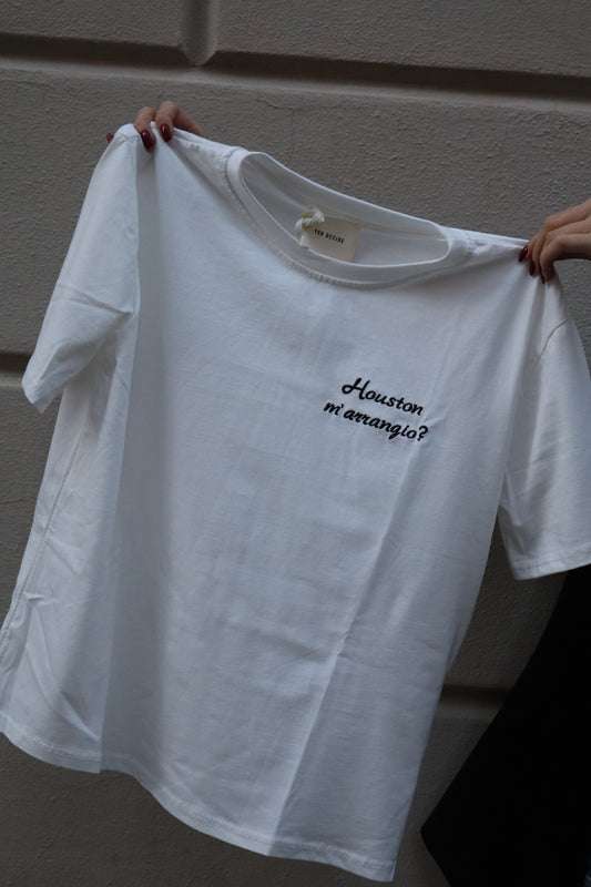 T-SHIRT “HOUSTON M’ARRANGIO?"