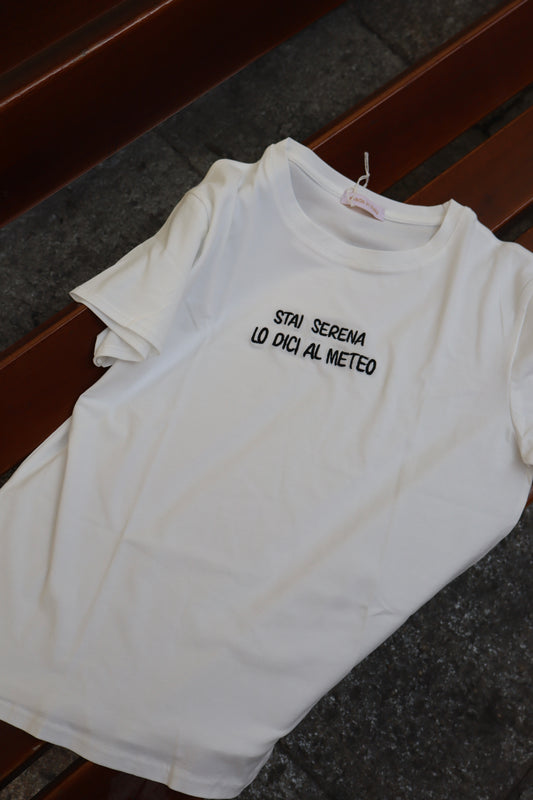 T-SHIRT SCRITTA