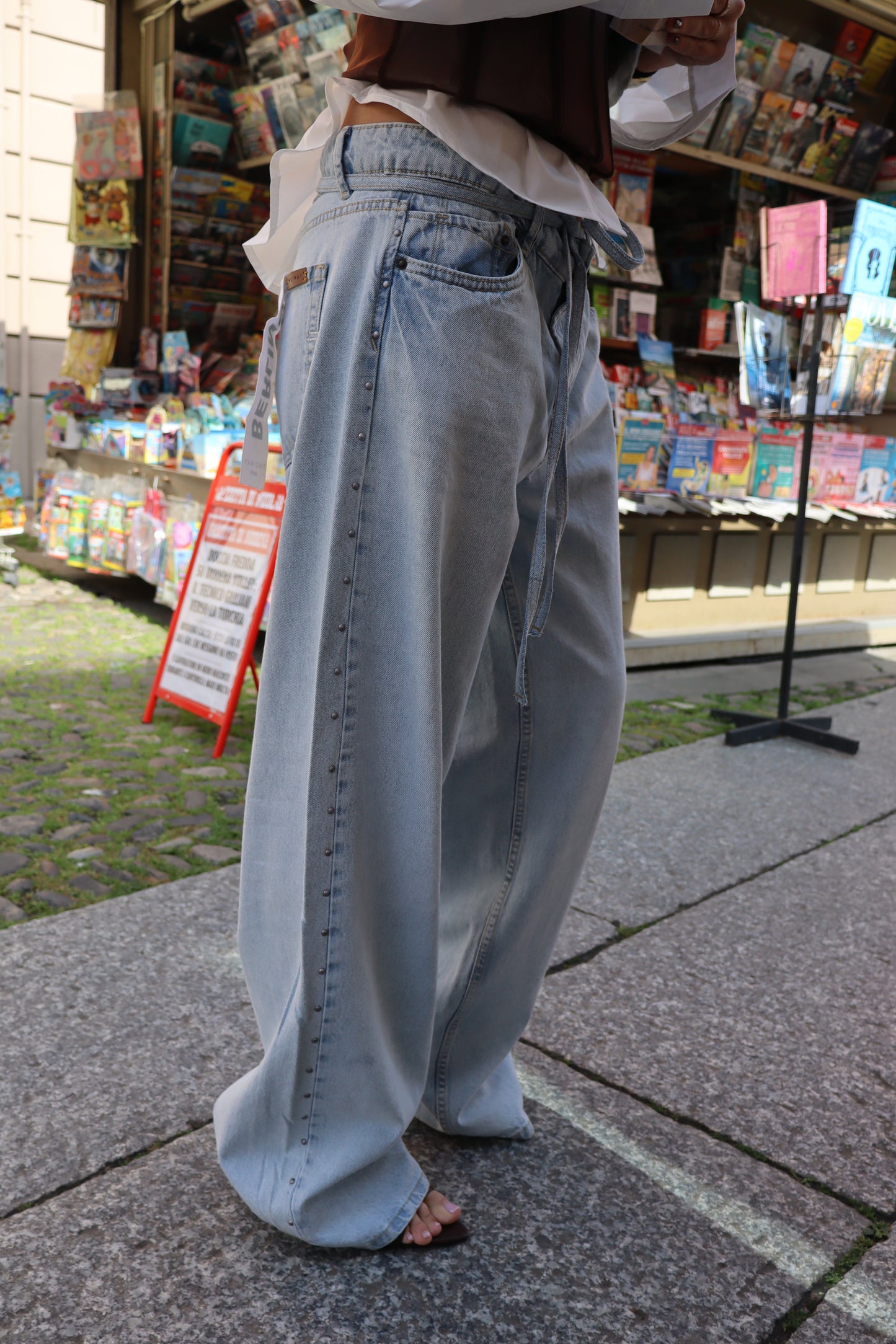 DENIM FULL LENGHT CON BORCHIE BERLINO