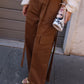 PANTALONE CON PENCE E LACCIO
