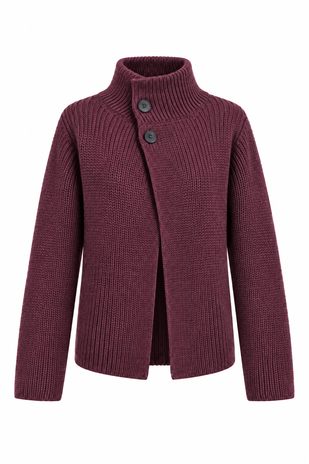 MAGLIONE CON BOTTONI ALLA COREANA