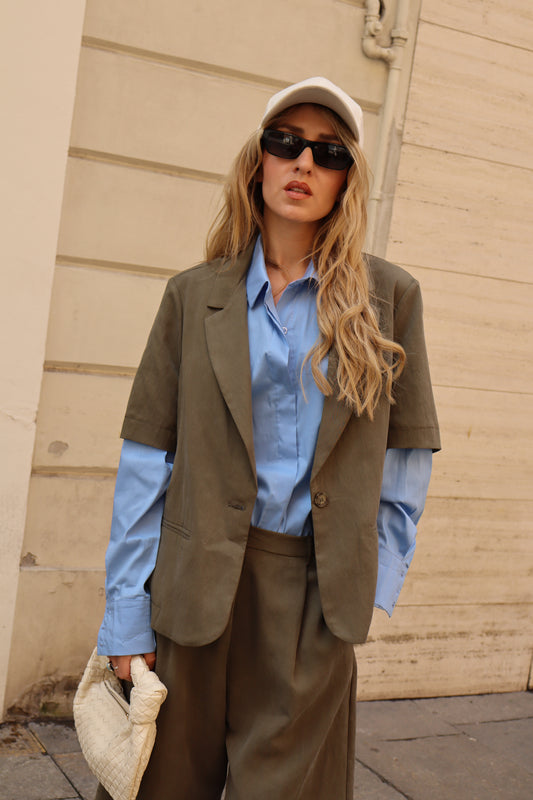 BLAZER MANICA CORTA