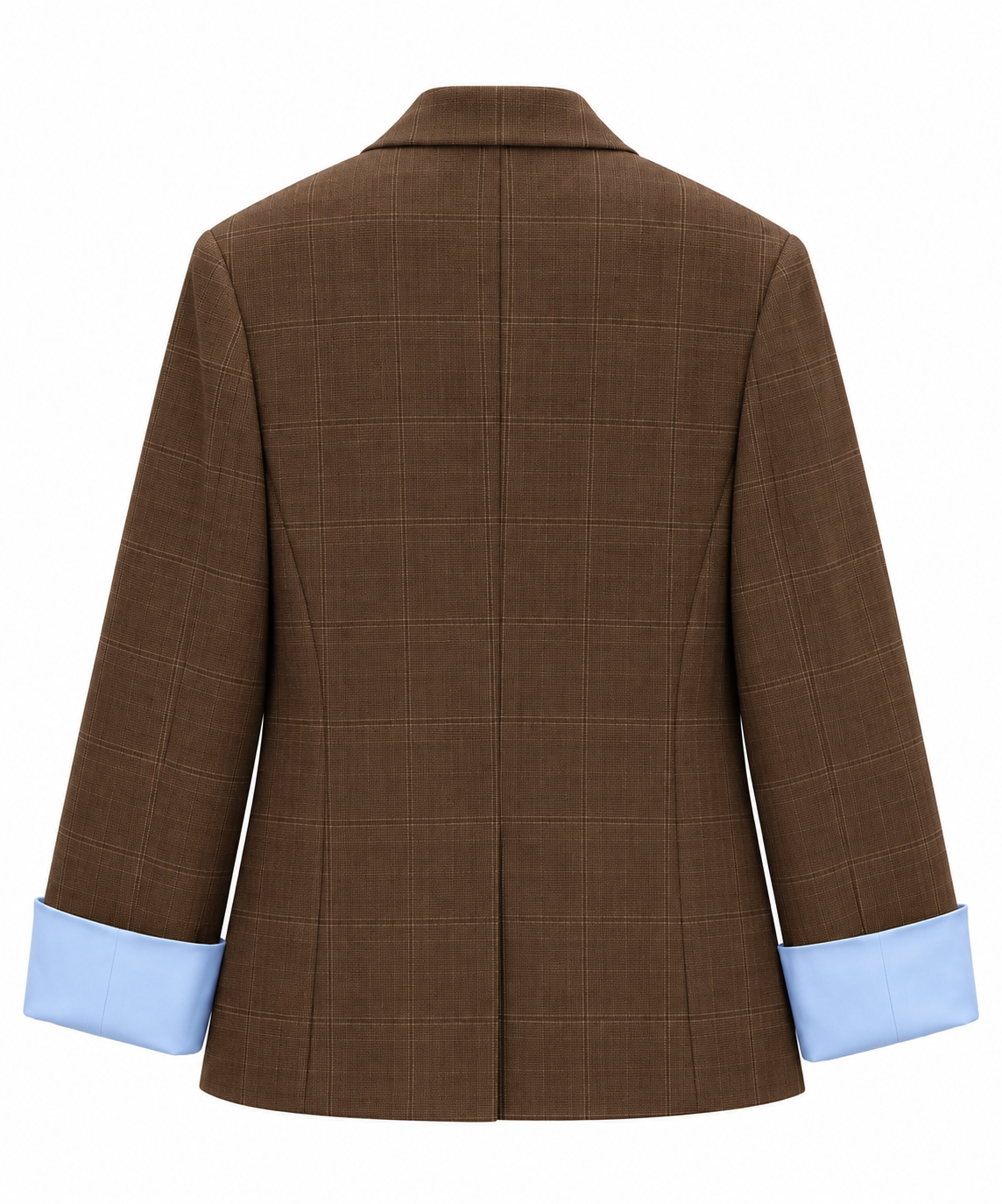 BLAZER CHECK CON CAMICIA MANICA