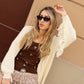 CARDIGAN CON FRANGE