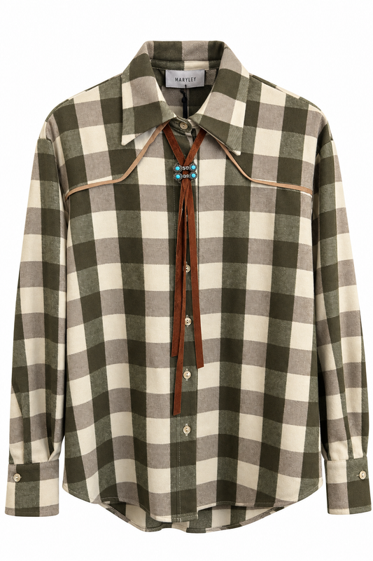 CAMICIA CHECK CON CHOCKER