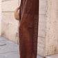 PANTALONE CARGO IN PIZZO