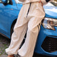 PANTALONE AMPIO CON BANDE ED ELASTICO