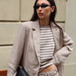 GIACCA TENCEL VISCOSA/LINO BEIGE