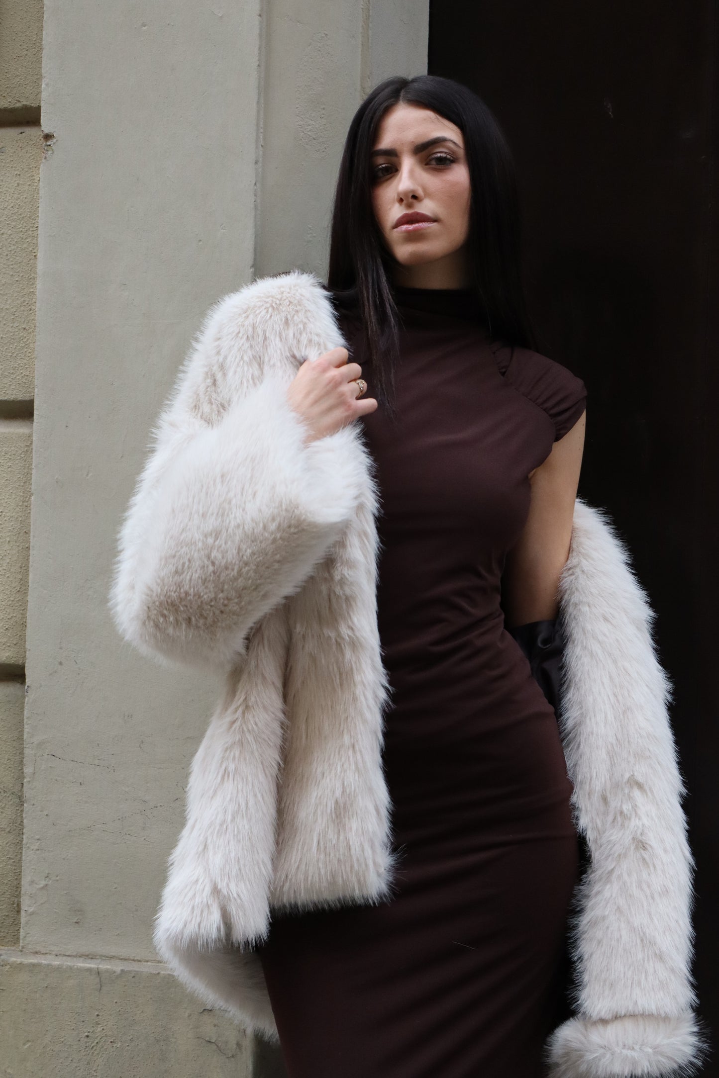 TUBINO LUNGO SPALLINE IMBOTTITE