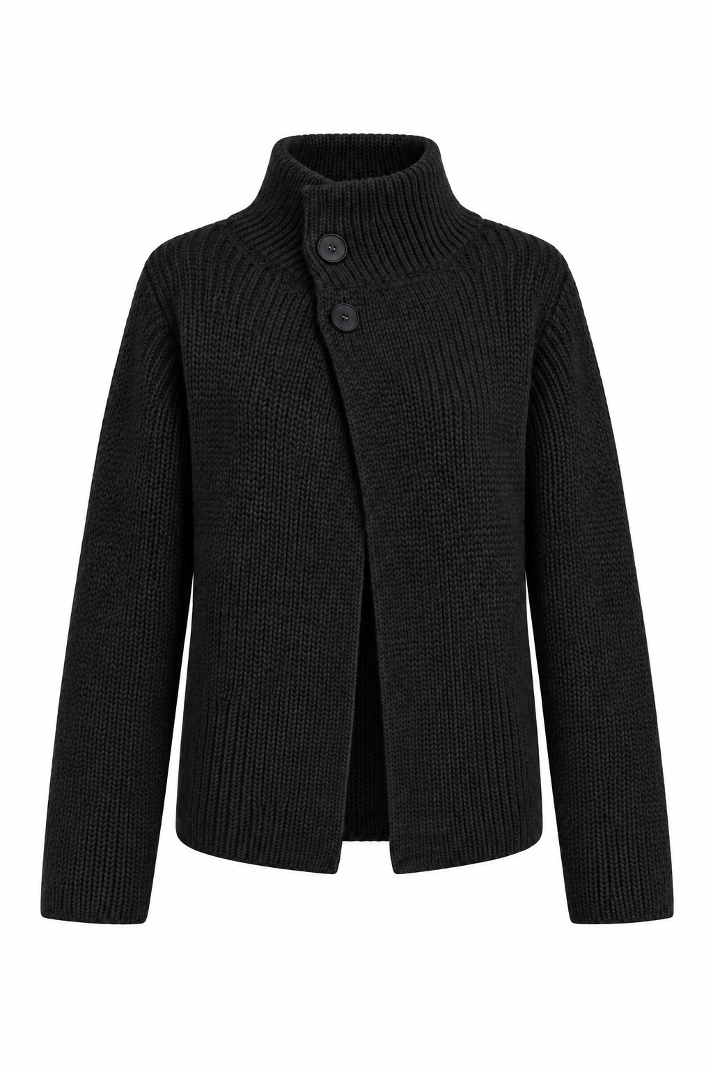 MAGLIONE CON BOTTONI ALLA COREANA