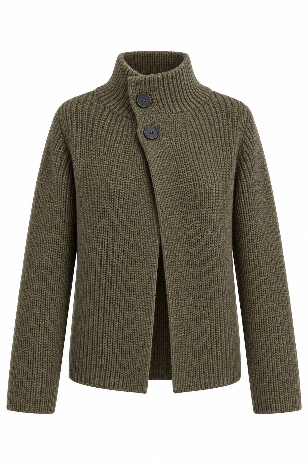 MAGLIONE CON BOTTONI ALLA COREANA