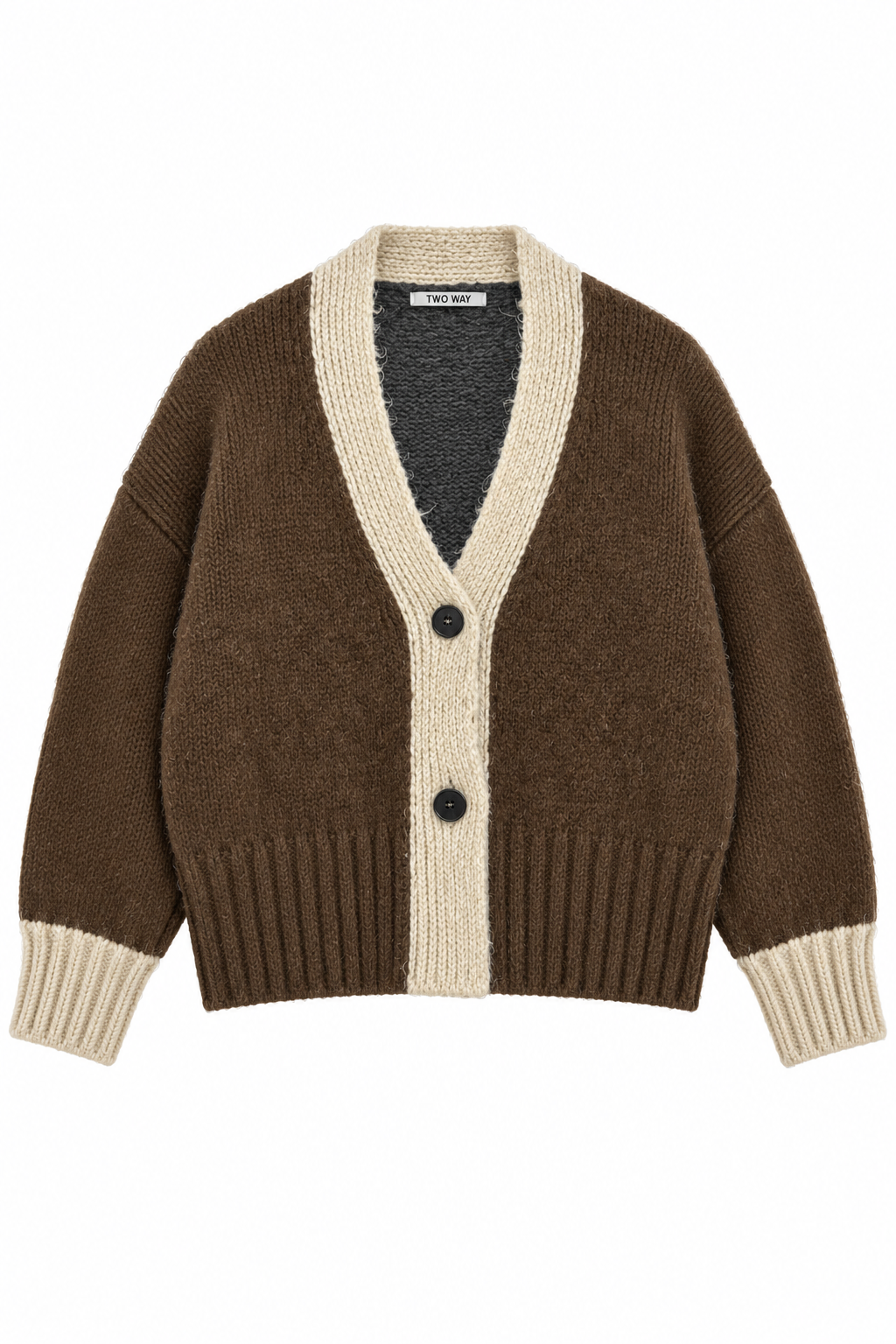 CARDIGAN BICOLOR
