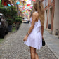 ABITO IN COTONE BIANCO