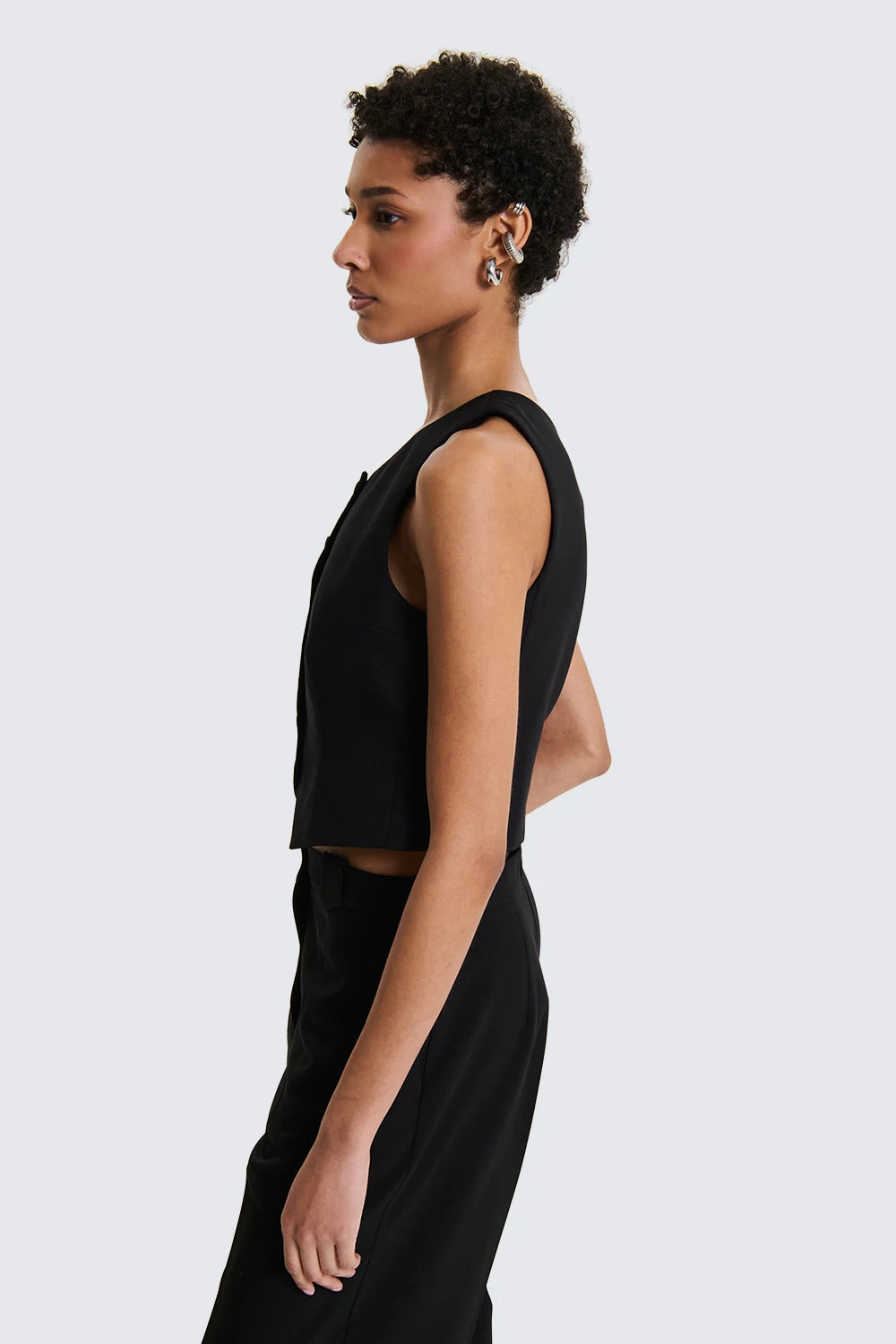 GILET MONOSPALLA NERO