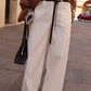 PANTALONE PALAZZO WHITE