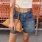 BERMUDA DENIM TAGLIO VIVO